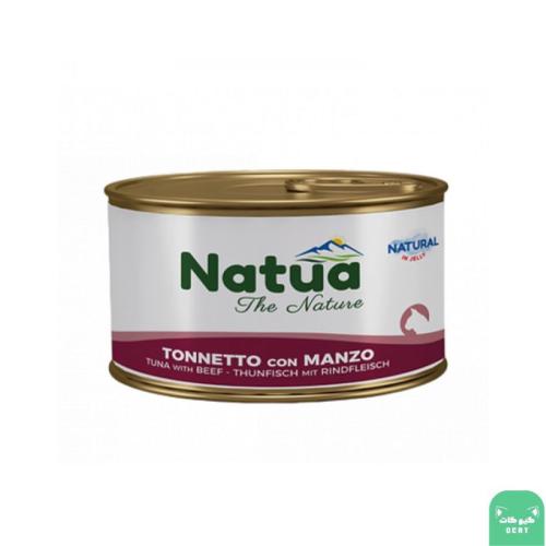 ناتوا طعام للقطط التونة مع لحم البقر 85 جم