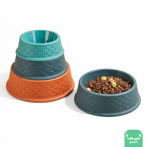 Plastic dish for food and water for cats #2