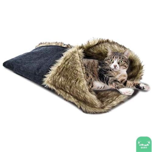 فيلاين قو سرير رمادي للقطط Feline go 46x29cm