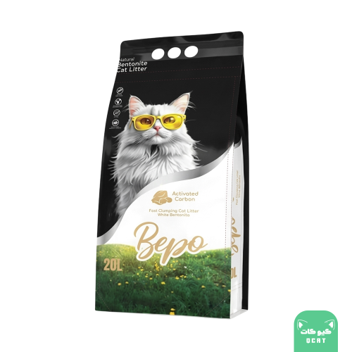 بيبو رمل قطط سريع التكتل 20 لتر