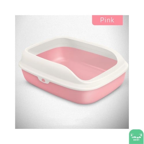 ليتر بوكس وسط للقطط بعدة الوان