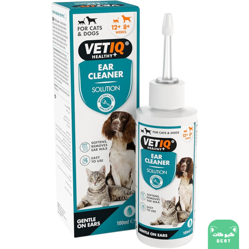 فيت اي كيو منظف شمع الأذن للقطط والكلاب 100 مللي