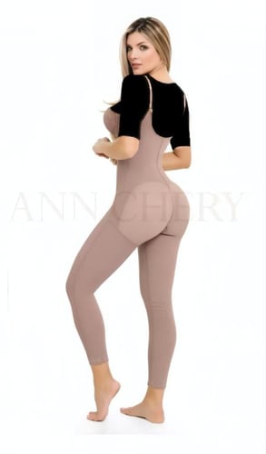 مشد كامل الى الساق موديل 5182 بسحاب طبي