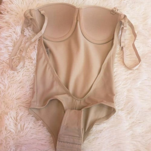 حمالة صدر بوش مفتوحة الظهر للفساتين 16333 لون بيج...