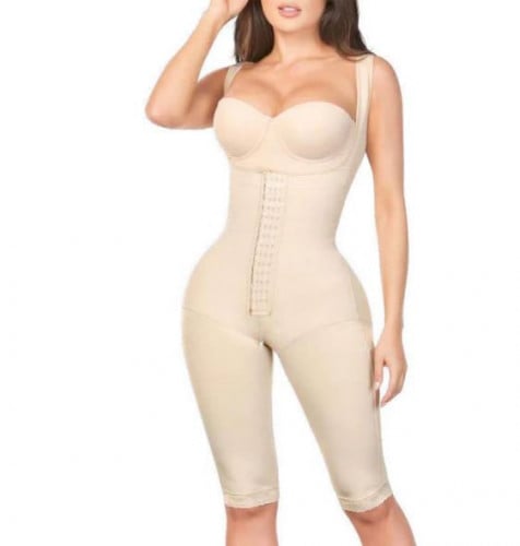 مشد كامل مع الظهر عالي الشد موديل 1039 ب3 مشابك لو...