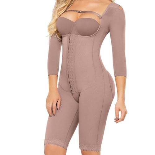 مشد كامل بأكمام و 3 مشابك كومفورت موديل 5177 علاجي...