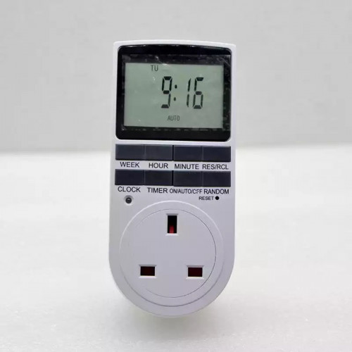 مؤقت رقمي بشاشة LCD قابل للبرمجة