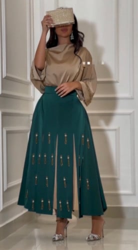 فستان سهرة قطعتين