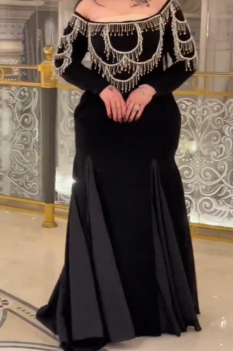 فستان سهرة طويل