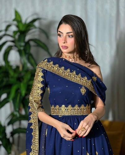 فستان هندي 15015