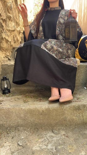 جلابية تطريز هندي