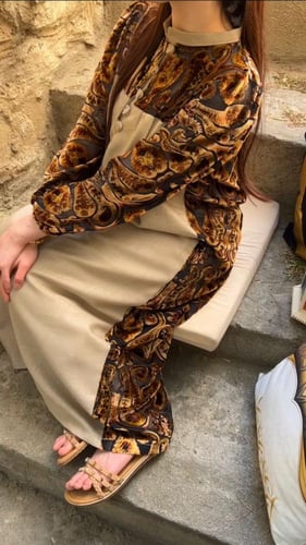 جلابية مخمل