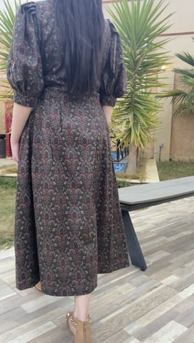 فستان أنيق من القطن