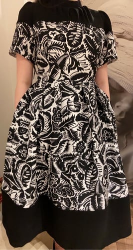 فستان كلاسيك مشجر