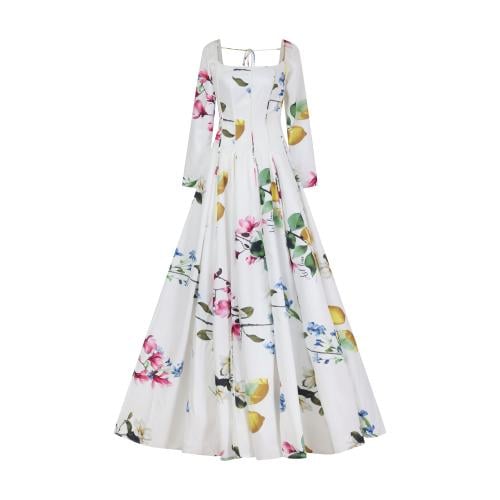 Garden of lemon dress