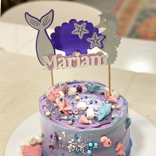 تغريسة كيك حورية البحر