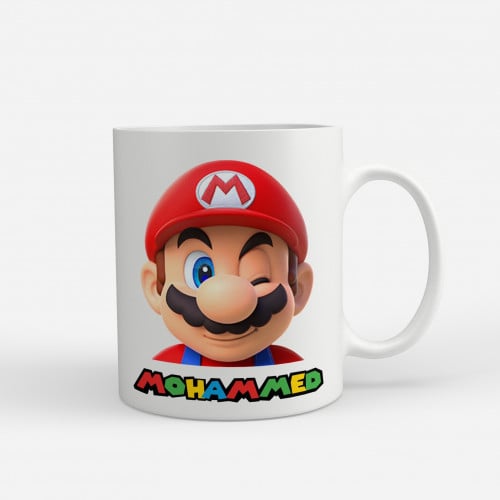 كوب ماريو مع الأسم