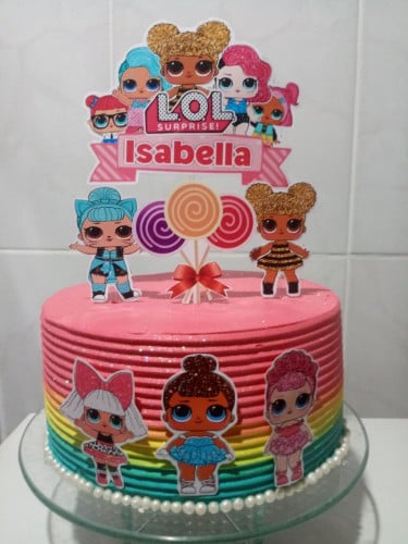 تغريسة لول LOL topper cake