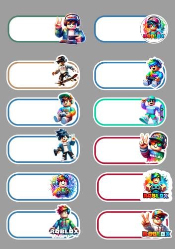 ملصقات أسم - روبلكس Roblox-
