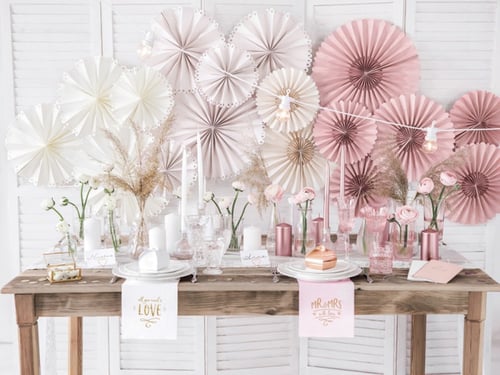 زينة روزيت بيج Decorative Rosettes, beige