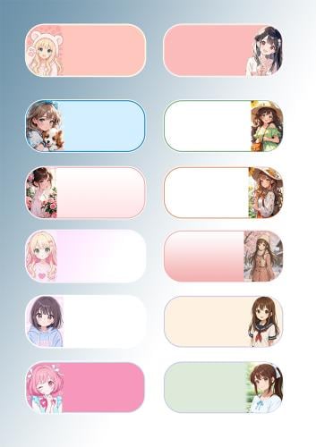 ملصقات أسم - بنات -