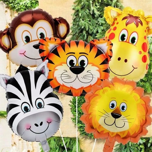 بالونات قصدير حيوانات (5قطع)