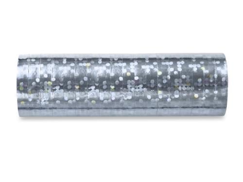 Silver glitter paper strip decoration
