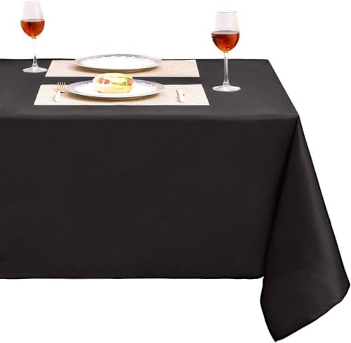 مفرش طاولة لون أسود