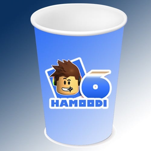كوب ورقي روبلكس/Roblox paper cup