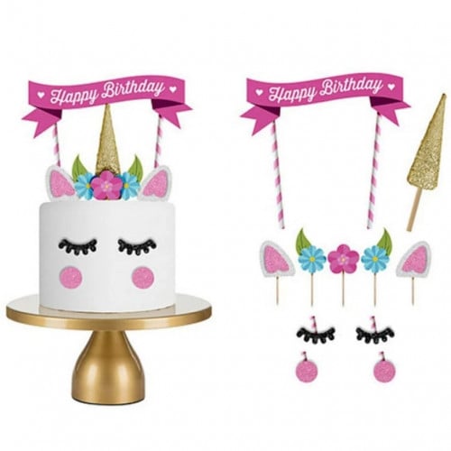 زينة الكيك يونيكورن