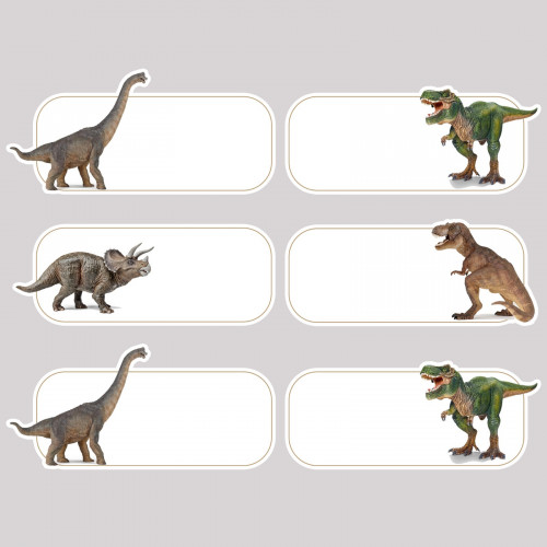 ملصقات أسم -ديناصورات -