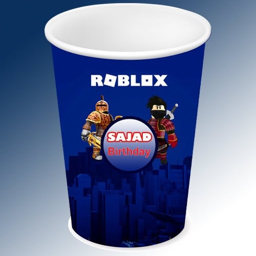 كوب ورقي روبلكس/Roblox paper cup