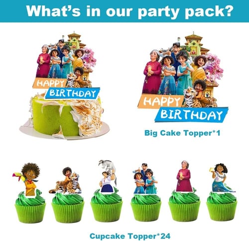 تغريسة إنكانتو مع 24 تغريسة كوب كيك