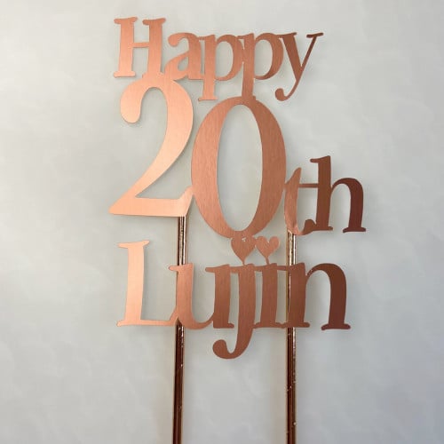 تغريسة كيك مخصصة بالأسم والعمر