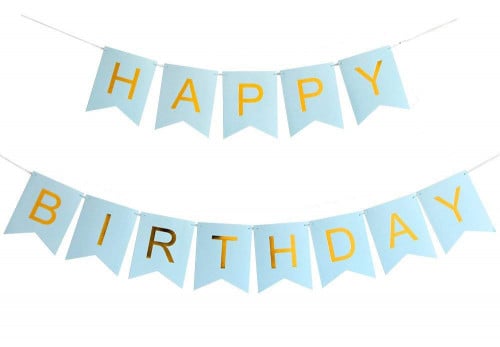 لافتة زينة Happy birthday