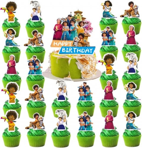 تغريسة إنكانتو مع 24 تغريسة كوب كيك