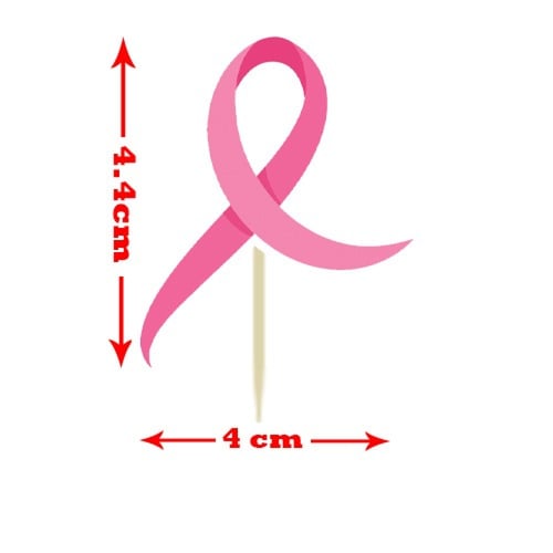 تغريسات شريط وردي للتوعية بسرطان الثدي
