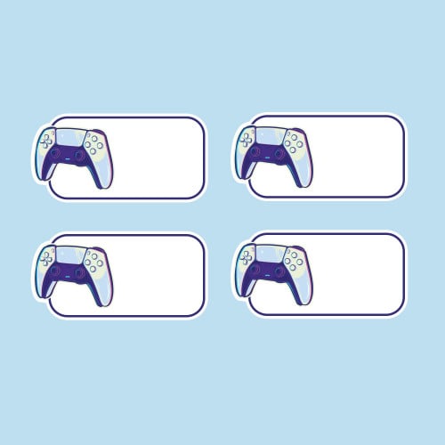 ملصقات أسم - ألعاب فيديو-