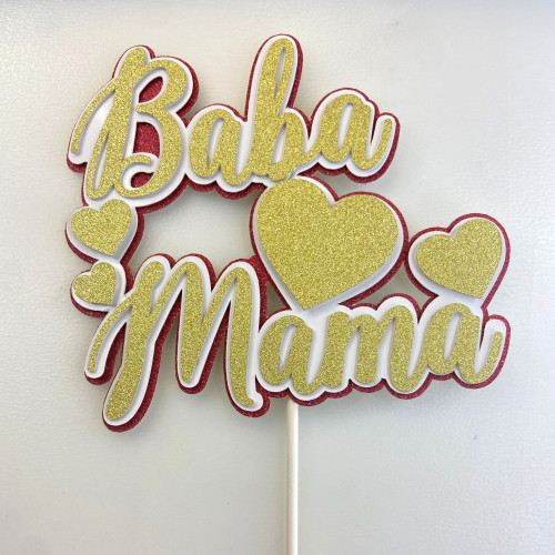 تغريسة كيك Mama &Baba