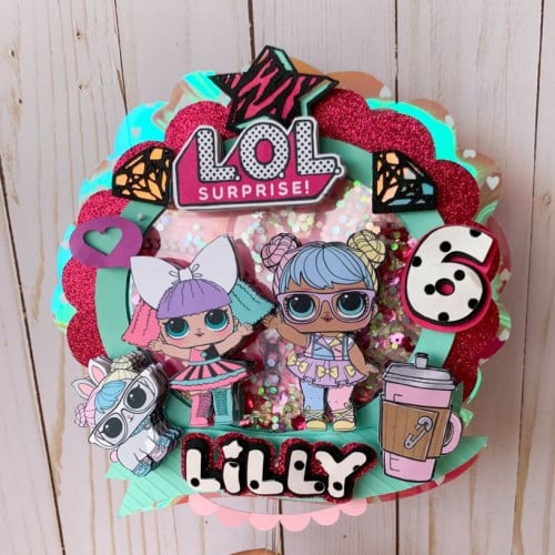 تغريسة لول LOL topper cake