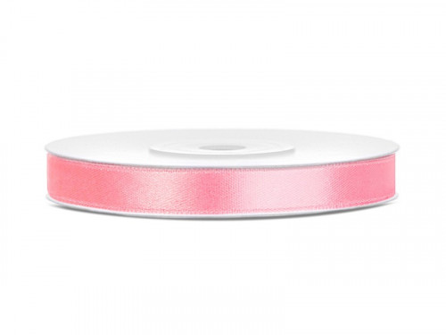 شريط ستان وردي فاتح/Satin Ribbon, light pink