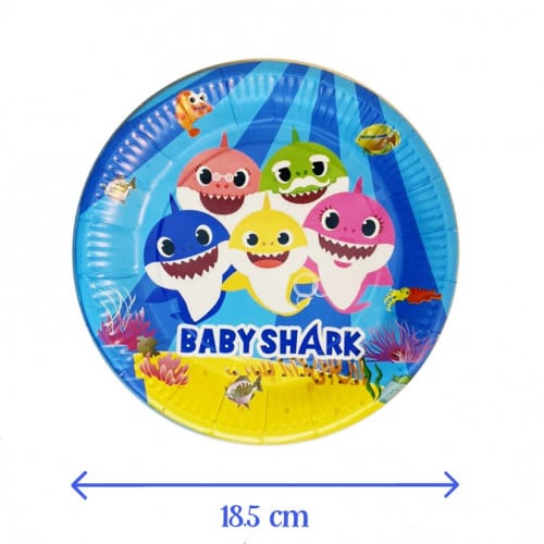 صحون بيبي شارك/baby shark plate