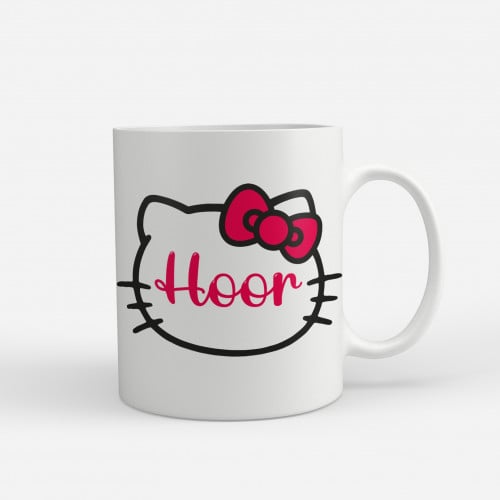 كوب هيلو كيتي مع الاسم