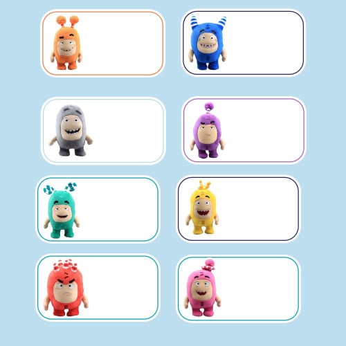 ملصقات أسم - Oddbods-