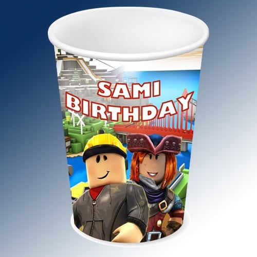 كوب ورقي روبلكس/Roblox paper cup