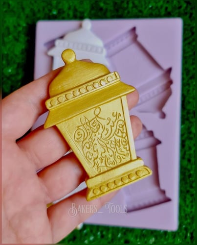 سيلكون فوانيس حفر عباره عيد مبارك وكل عام وانتم بخ...