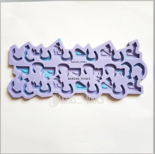 سيلكون احرف عربية من ر الى ط