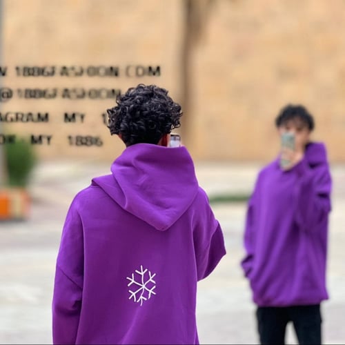 PURPLE HOODIE | SNOW