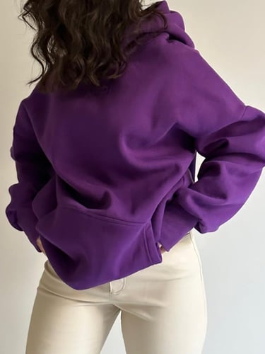 PURPLE HOODIE | SNOW