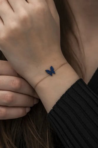 سوار الفراشة الزرقاء